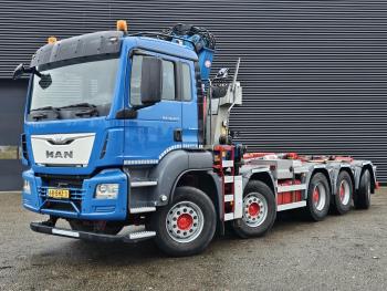 MAN TGS 47.440 BBL / 10X4 HOOKLIFT + Z CRANE